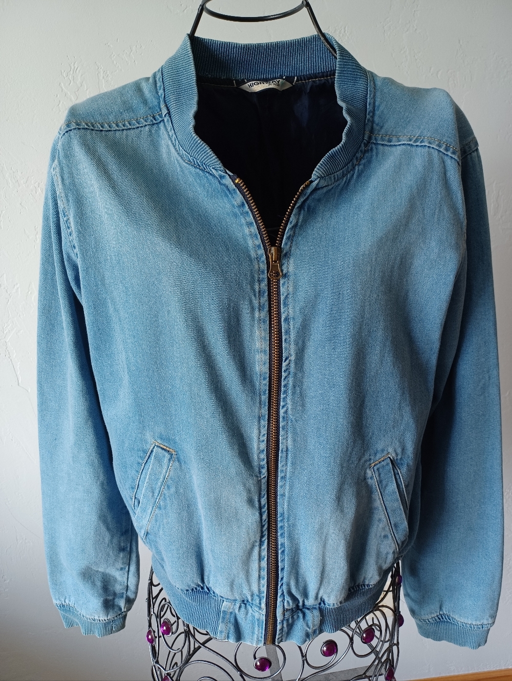 Highway Jeans Denim Bomber Jacket